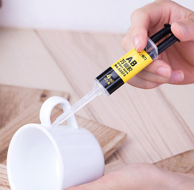 Cola ab de resina epóxi, à prova d'água, reparo rápido instantâneo, cola super líquida forte para soldagem de cola de metal, madeira, plástico