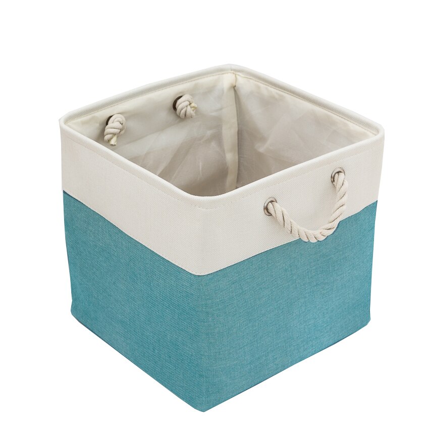 Cubo de cesta de almacenaje plegable para niños, organizador de