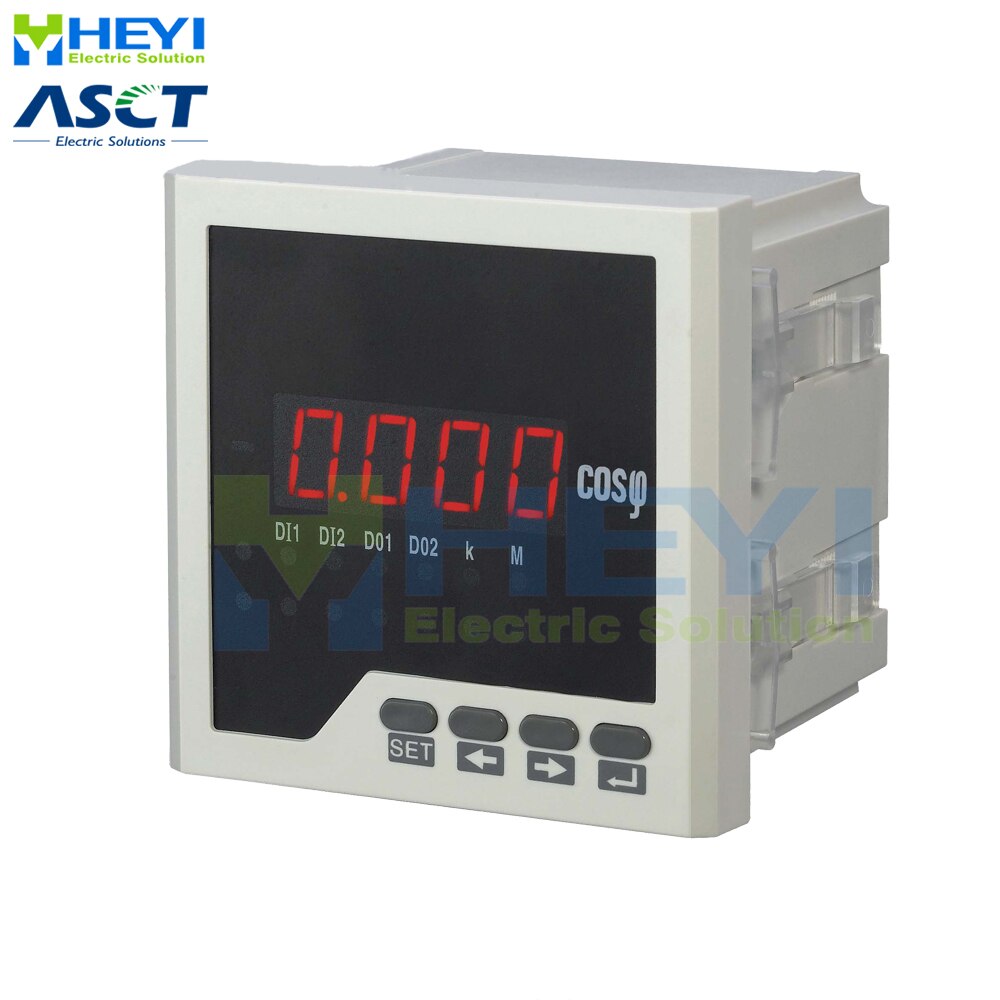 Single phase digital power factor meter COS power factor indicator COS meter LED HY-H