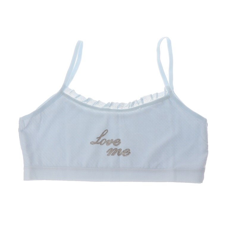 Meisjesondergoed, katoenen kanten bh's, zachte hemdjes voor meisjes, sportbeha, ademende top voor tieners, trainingsbeha, beha voor jonge meisjes: 2