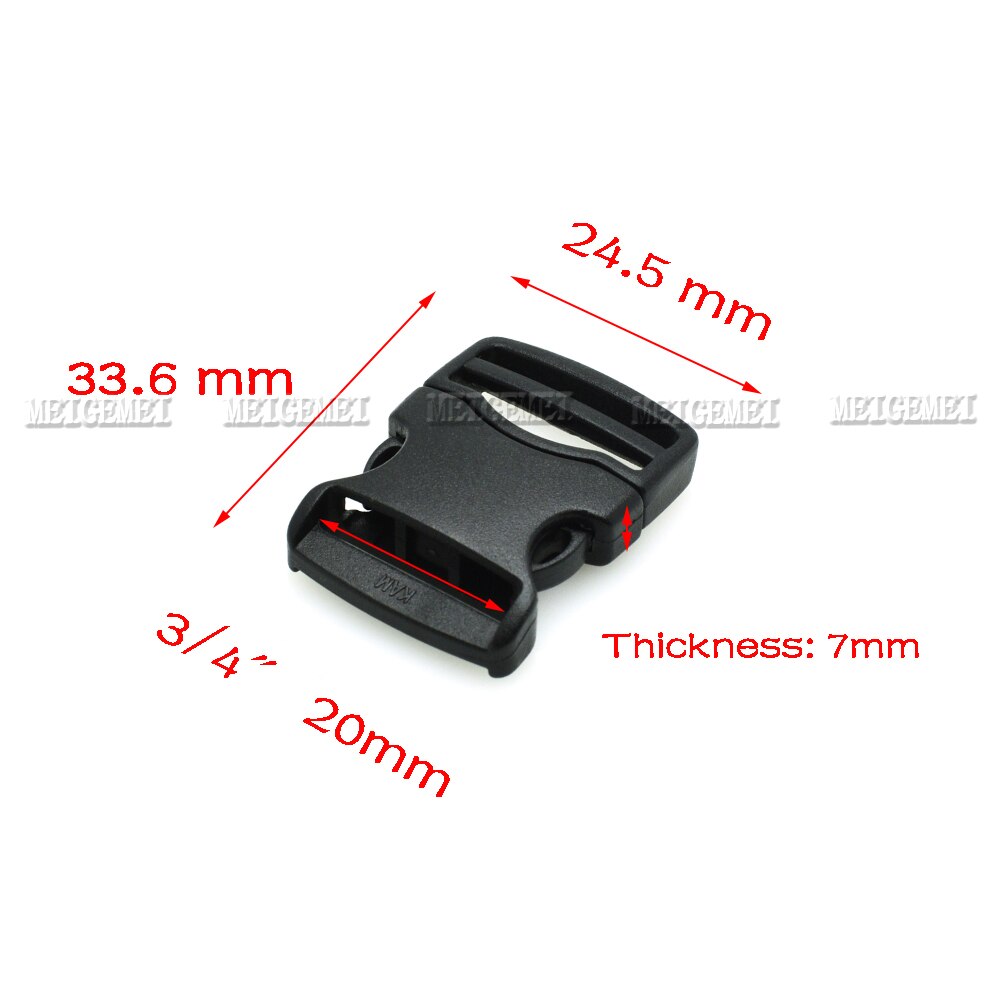 20mm 25mm 32mm 38mm 50mm Webbing Detach Buckle Belt Buckle Students Bags Luggage Travel Buckle Accessories: 1pcs / Gold