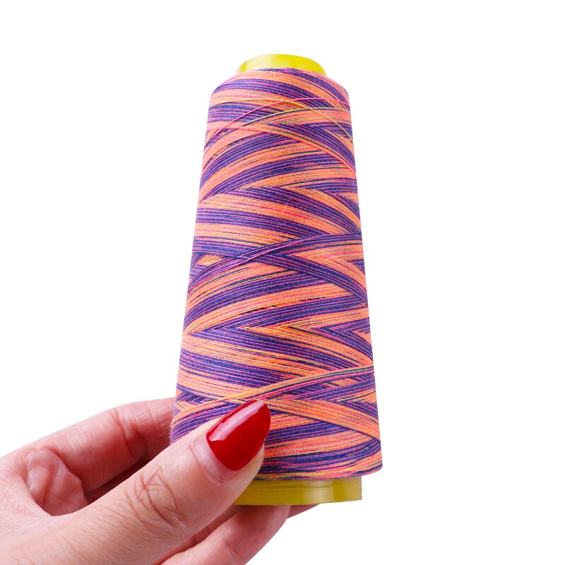 Gradient Color Polyester Sewing Thread Sewing Supplies High Tenacity Cotton Machine Overlock Sewing Accessories DIY: FRX0004