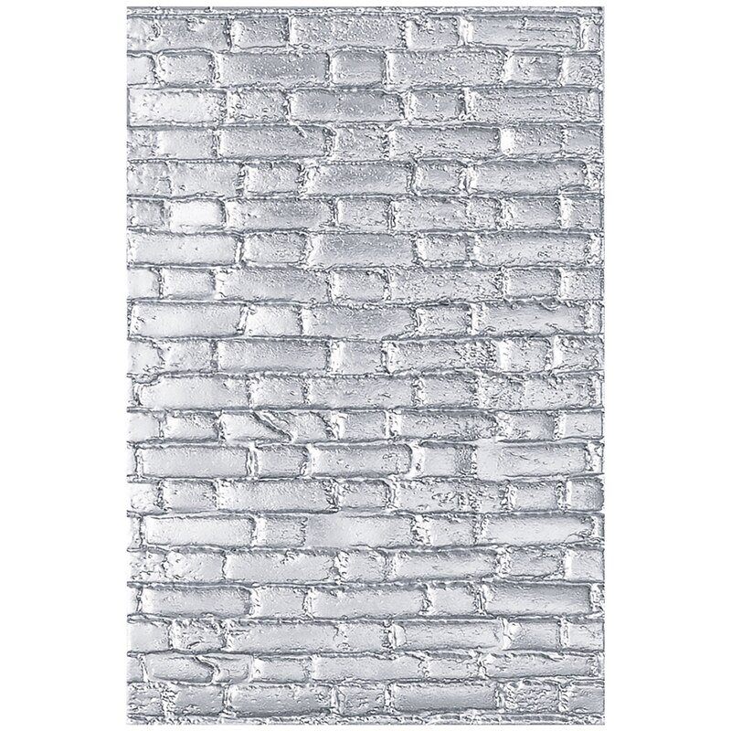 3D Embossed Folder For DIY Craft Making Brick Wall Cobblestone Leaves and Letter Background Card Paper Scrapbooking: 6