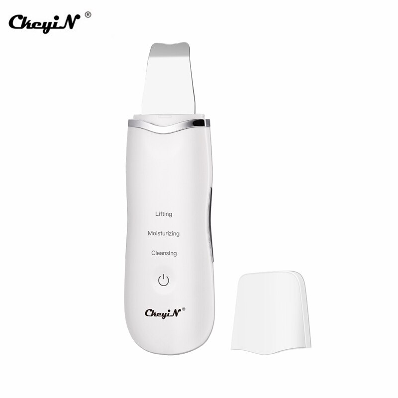 Usb opladning ultralyd hud peeling maskine hudorme fjernelse ansigtsbehandling sonic scrubber massager død hud remover porerens 35