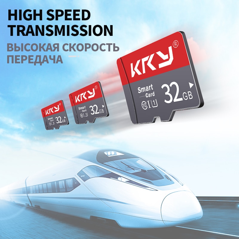 KRY Real Capaciteit Micro SD Geheugenkaart Class 10 8GB 16GB 32GB 64GB 128GB TF micro Hoge Snelheid 64GB Voor Smartphones SD Adapter