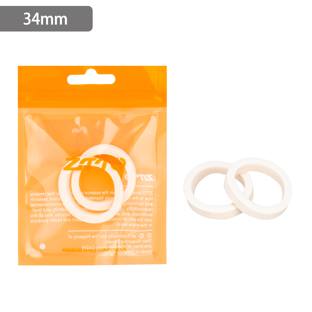 ZTTO-Anneau éponge spécial haute densité pour fourche de vélo VTT, suspension, lubrification, réparation, mousse d'huile, 30mm, 32mm, 34mm, 35mm, 36mm, 38mm, 40mm: Rouge