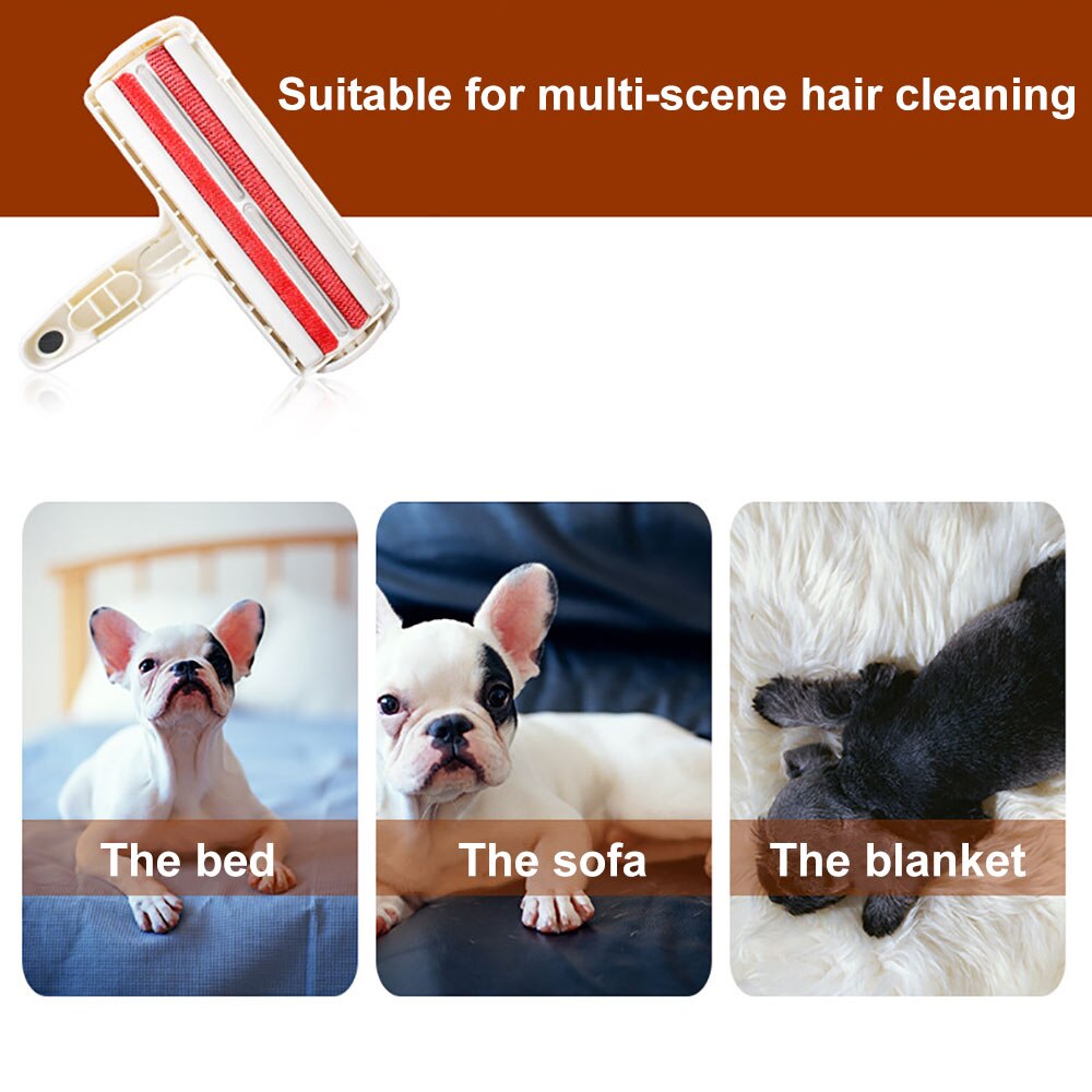 2-Way Pet Cat Hair Remover Brush Verwijder Hond Haar Roller Tapijt Borstel Kat Lint Steken Roller Tapijt cleaner Borstels
