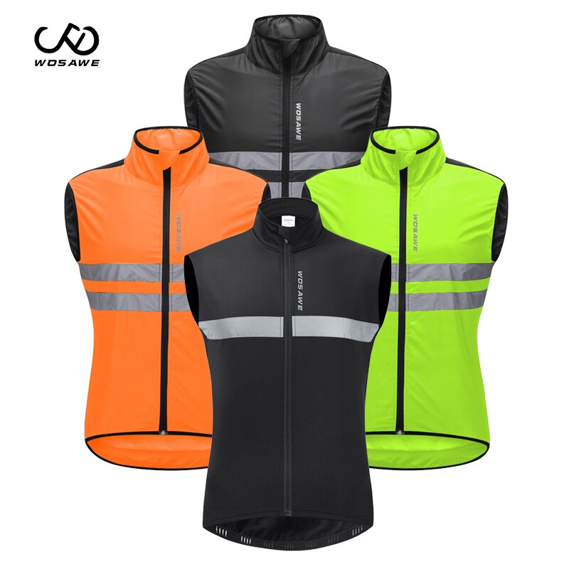 WOSAWE polaire hommes gilets de cyclisme garder au imperméable coupe-vent montagnes route vélo gilets vtt cyclisme chothing
