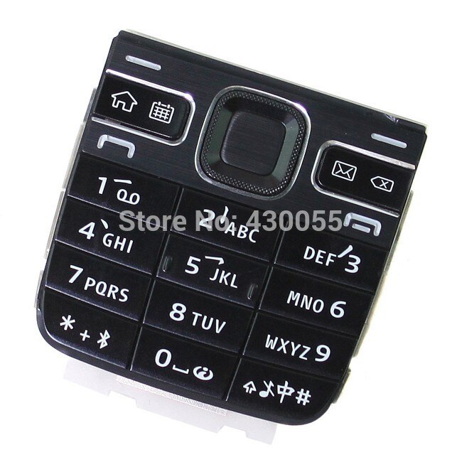 5 sztuk czarny/srebrny/biały/złoty Y nowa obudowa domu Mian funkcja klawiatury Kyeboards przyciski pokrywy skrzynka dla Nokia E52