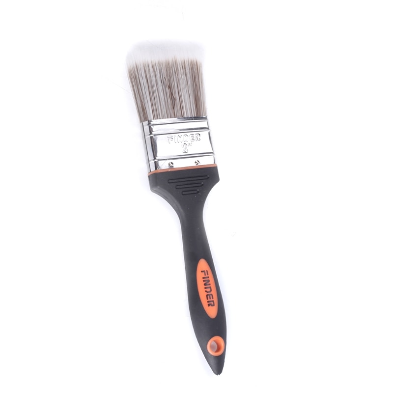 Grip Tight Tools Home Repair Tools for DIY Paint Stains Varnishes Cabinet Deck Fence Door Trim Paint Brush PTE Hair Oil