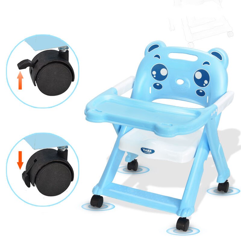 freundlicher esstisch stuhl faltbare multi-funktionale Baby esszimmer stuhl tragbare Kleinkind lernen zu essen hocker