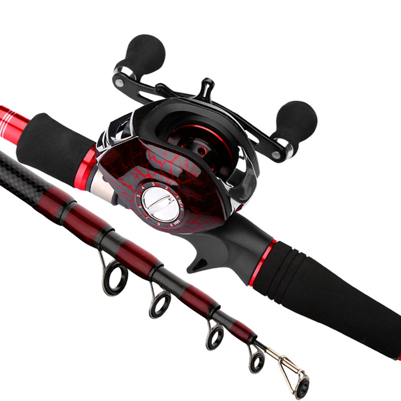 Lokken Telescopische Hengel Spinning Ultralight Carbon Karper Hengel Casting Draagbare Visgerei Feeder