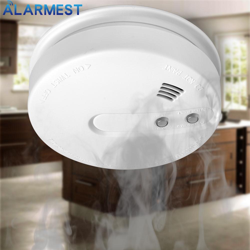 Home Security smoke detector alarm Portable High Sensitive Stable Independent alarm Smoke Detector
