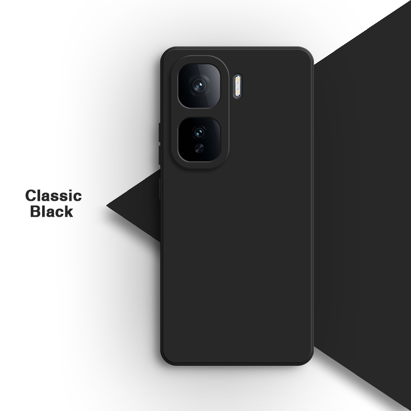 Phone Case for vivo iQOO Neo 10 Neo10 Pro 10Pro 5G Simple Soft Liquid Silicone Lens Protection Shell Back Cover Original Housing: Gold / For iPhone 13