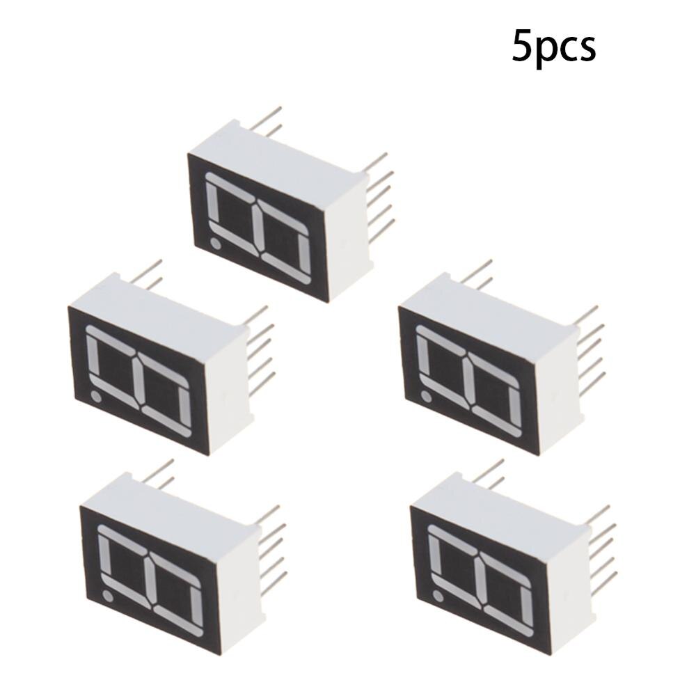 1 ~ 20 Pcs 1 Bit Common Cathode/Anode Led Display Digitale Buis 10 Pins 7 Segment 2V 20mA Rode Led Segment Displays: 5161AS x5pcs