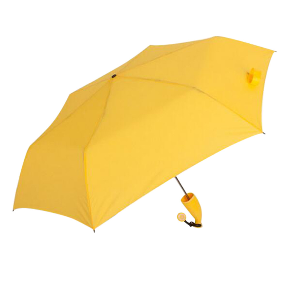 Banaan Vorm Mini Mode Opvouwbare Paraplu Zonnige Regenachtige Paraplu Vrouwen Mannen Anti-Uv Waterdicht Winddicht Regenkleding Parasol