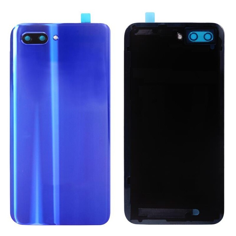 Dla Huawei Honor 10 pokrywa baterii tylna obudowa szklana obudowa tylna obudowa + wymiana obiektywu szklanego aparatu części zamienne