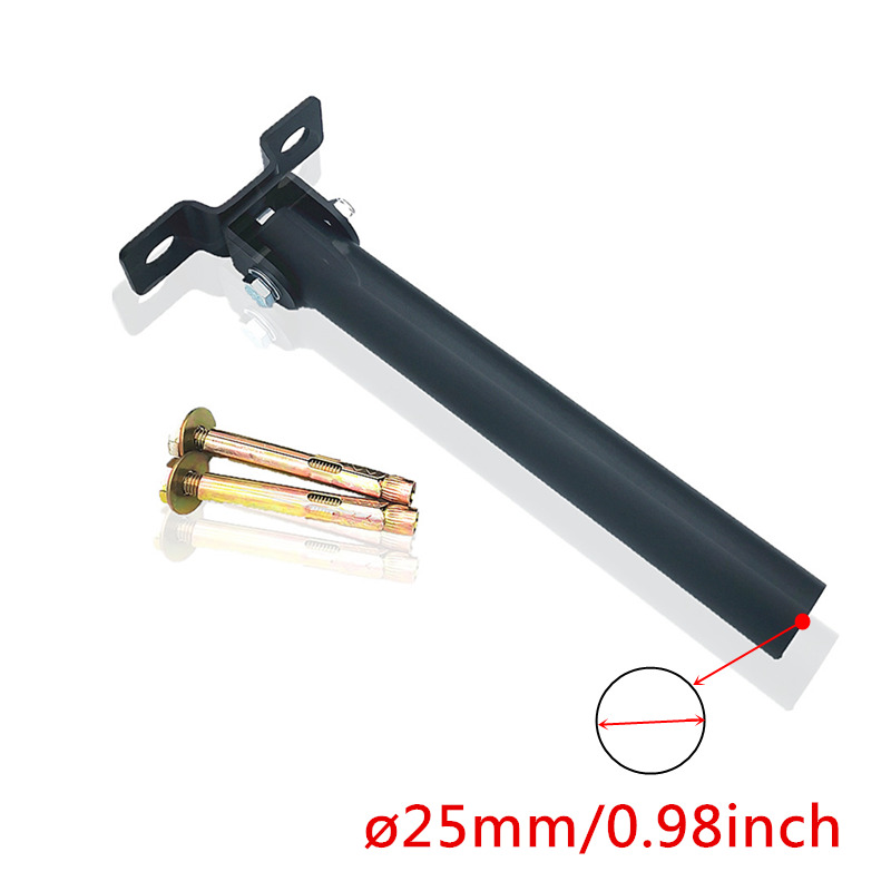 T Bar Row Platform Landmine Attachment Install on Floor or Wall Holder for 1" and 2" Barbell Bars Exercises Home Gym Equipment: For 25mm Bar