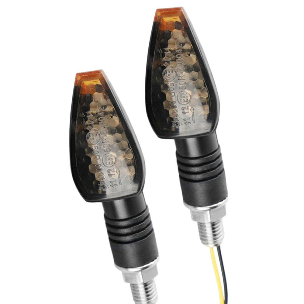 4X motocyklowe kierunkowskazy przydymione soczewki doprowadziło bursztynowy kierunkowskaz migacz świetlny uniwersalny