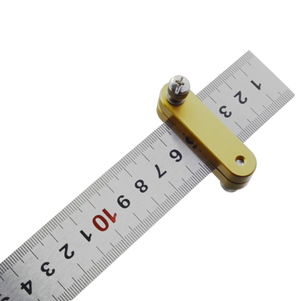 Steel Ruler Locking Block Woodworking Loose Thread Locator Carpenter DIY Tool Measurement Height Limit Gauge Tools