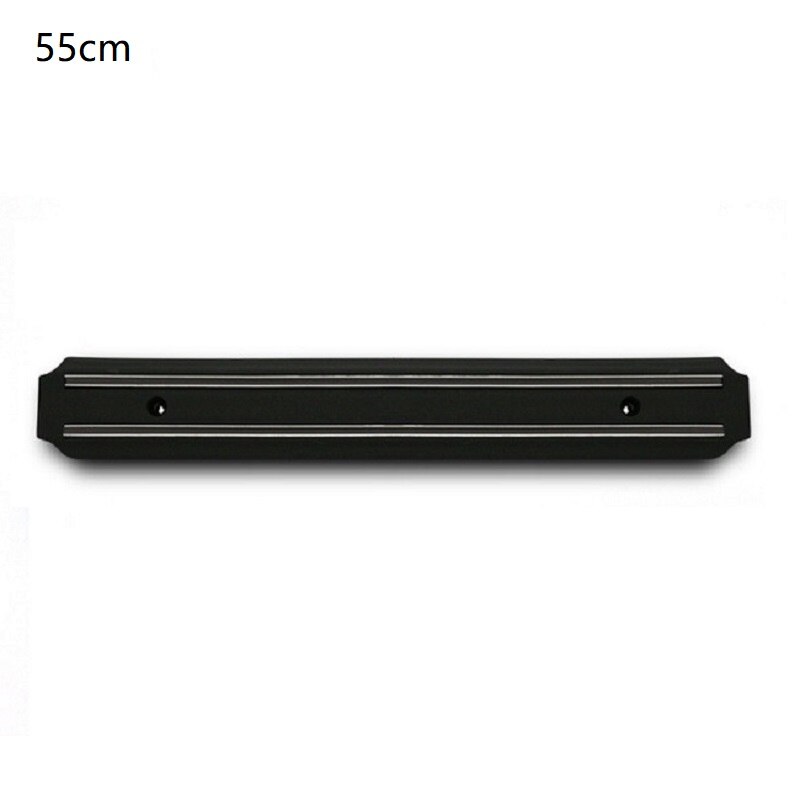 Aan de muur te bevestigen dubbele magnetische messenhouder voor keukengereedschappen, hangende rekkenset van 304 roestvrijstalen magnetische messen: Normaal 55cm