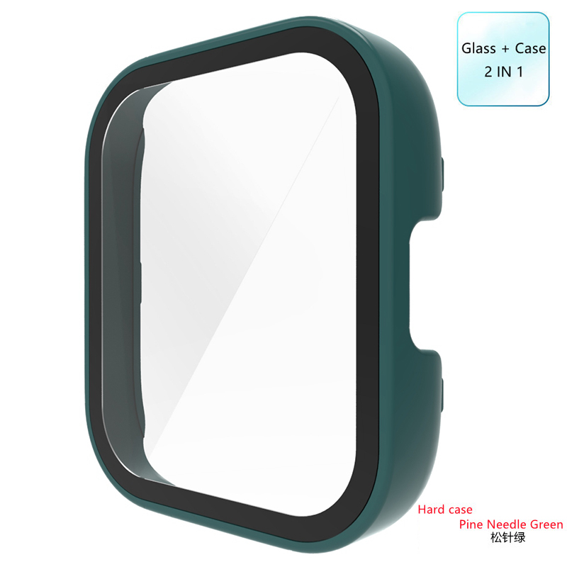 Siliconr rem til xiaomi redmi watch 3 udskiftningsrem redmi watch 3 active dobbeltfarvet blødt tpu + pc-etui armbånd armbånd