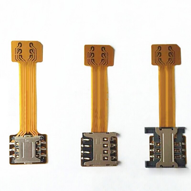 Powstro doppio micro Adattatore micro SIM carta Ibrido Doppio per androide estensore 2 micro Adattatore di Estensione