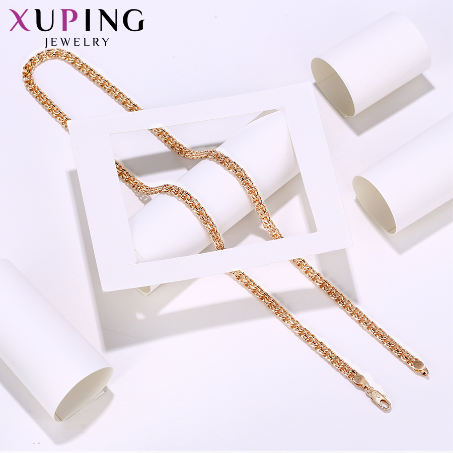 Xuping nouveauté breloque collier Style sautoir chaîne pour les femmes saint valentin bijoux S91-44801