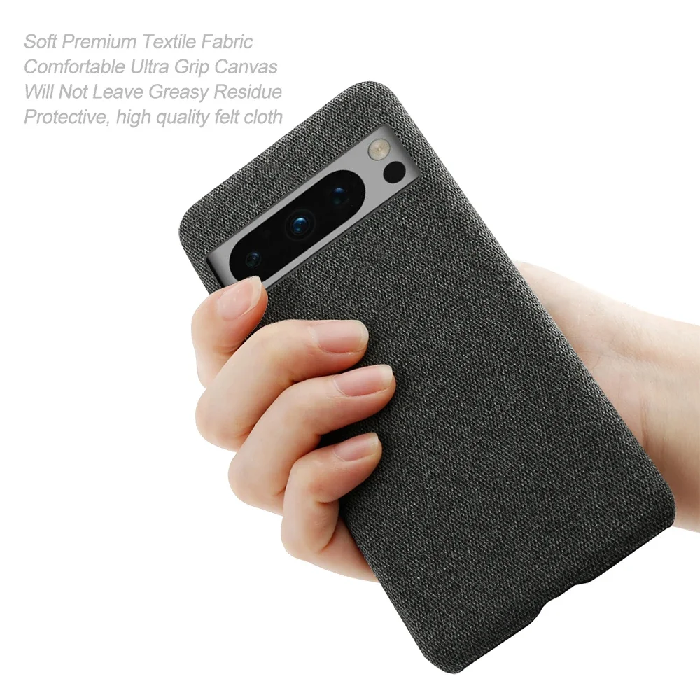 For Google Pixel 8 Pro 7 6 5 Case Luxury Fabric Antiskid Cover For Google Pixel 5G 6a 7a 8 Pro Cloth Capa