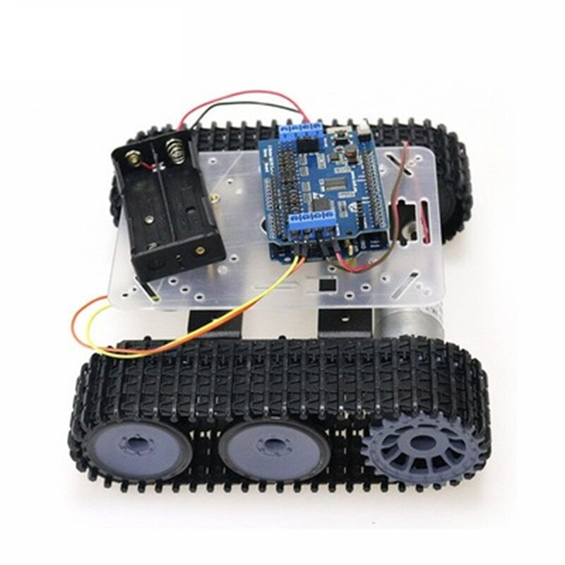 Mini T100 Metal Tracked Crawler Tank Chassis With 33GB-520 Motor RC Robot Diy For Arduino Toy