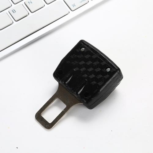 Ceinture de sécurité de voiture universelle, lumineuse, épaisse, Insert de prise, boucle de verrouillage, Clip d'extension, pour automobile: Black