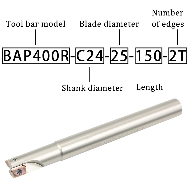 BAP 400R C25-30-150 C25-30-200 C25-30-250 C25-30-300 2T Support De Fraisage De BAP400R Pour APMT1604 Fraisage inserts En Carbure