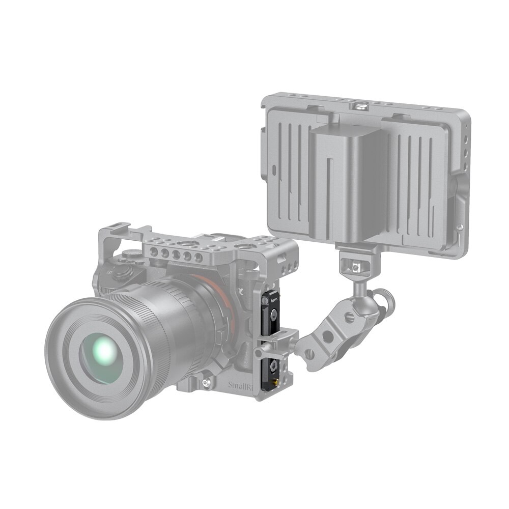 SmallRig Universal Low-profile NATO Rail 70mm Compatible with NATO clamp for quick release 1/4"-20 mounting screws BUN2483