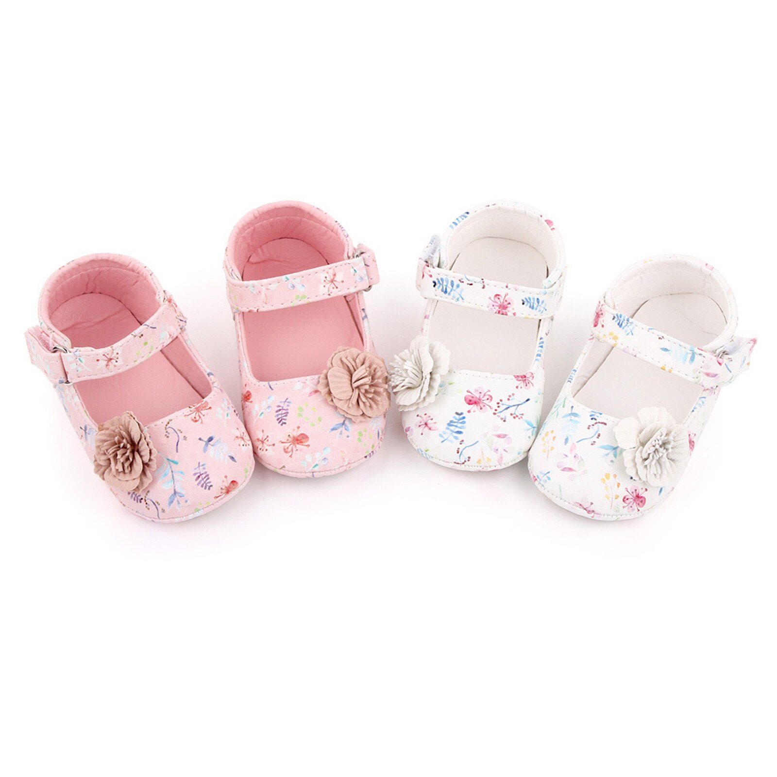 Toddler First Walkers baby shoes Infant Baby Girls Sandals Soft Non-Slip Rubber Sole Summer Flat Walking Shoes Baby Girl Shoes