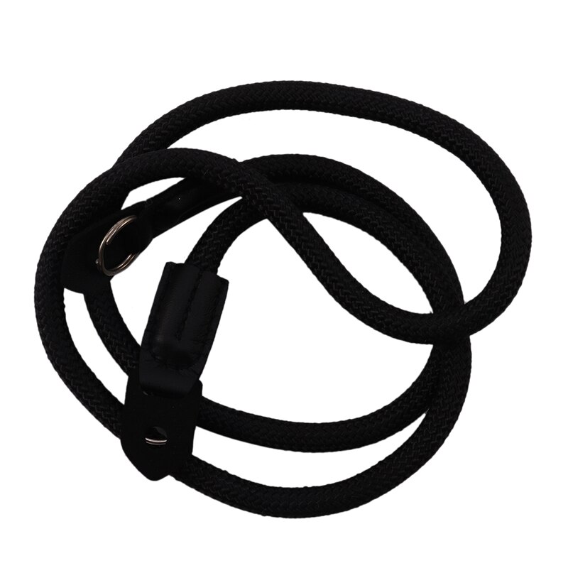 2x nylon kamera tau fjellklatring kamera skulder hals stropp belte slr kameraer stropp tilbehør del (svart og rød)