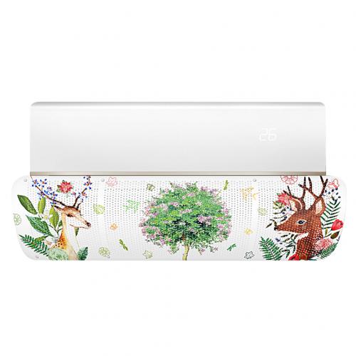Animal Wisteria Home Air Conditioner Cold Wind Shield Folding Deflector Cover The wind shield is used for anti-direct blowing.: Sika Deer