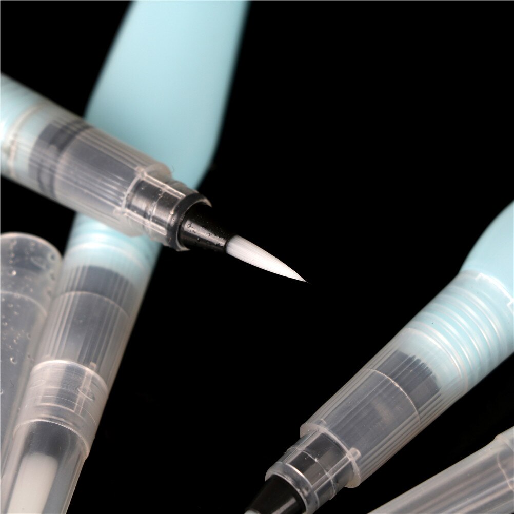 Rotulador de tinta de cepillo de agua recargable de 3 tamaños para el agua Color dibujo pintura pluma para ilustración Oficina papelería Set