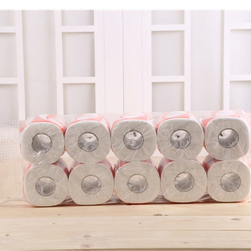 10Pcs Zachte Toiletpapier Familie Hoge Papieren Handdoeken Geschikt Voor Grote Rollen Papier In Home Office winkels