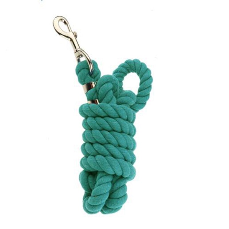 Paard Lood Touw Weave Rein Bold Katoen Paard Touw Kleur Drie-Strand Puller Touw Paardensport Voor Mannen Kleur: green