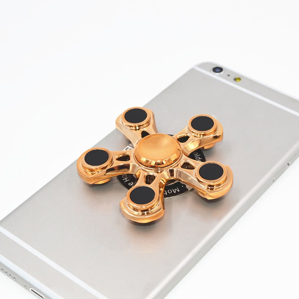 Hand Spinner Finger Dreh Spielzeug Kunststoff Spitze Für betonen Aus Autismus Linderung Drehung Interesse Druck Reduzierung Galvanik