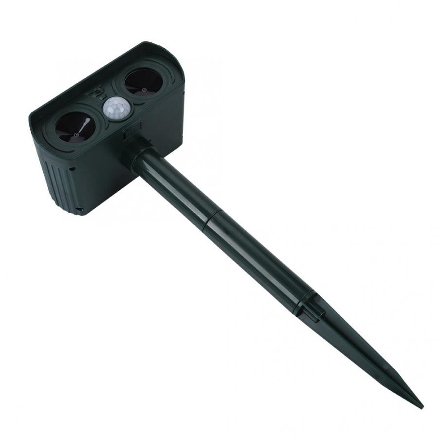 ultrasonic alarm Solar Infrared Burst Ultrasonic Sound Animal Repeller Drive Cat Dog Outdoor for Garden Farm