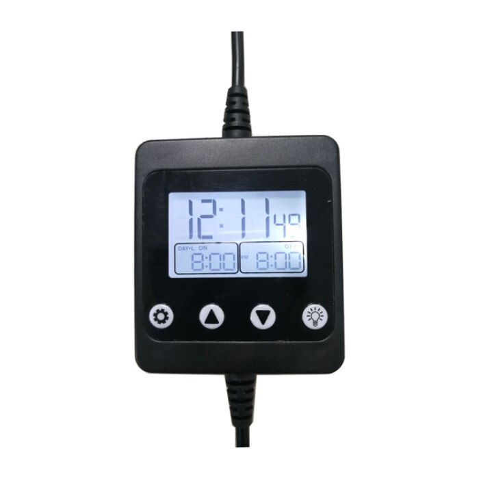 Q2-B Aquarium Led Licht 9/12/18W Zee Water Verlichting Saltwater Clip-On Lamp Marine Coral reef Fish Nano Tank Zonsopgang Zonsondergang: Program Controller