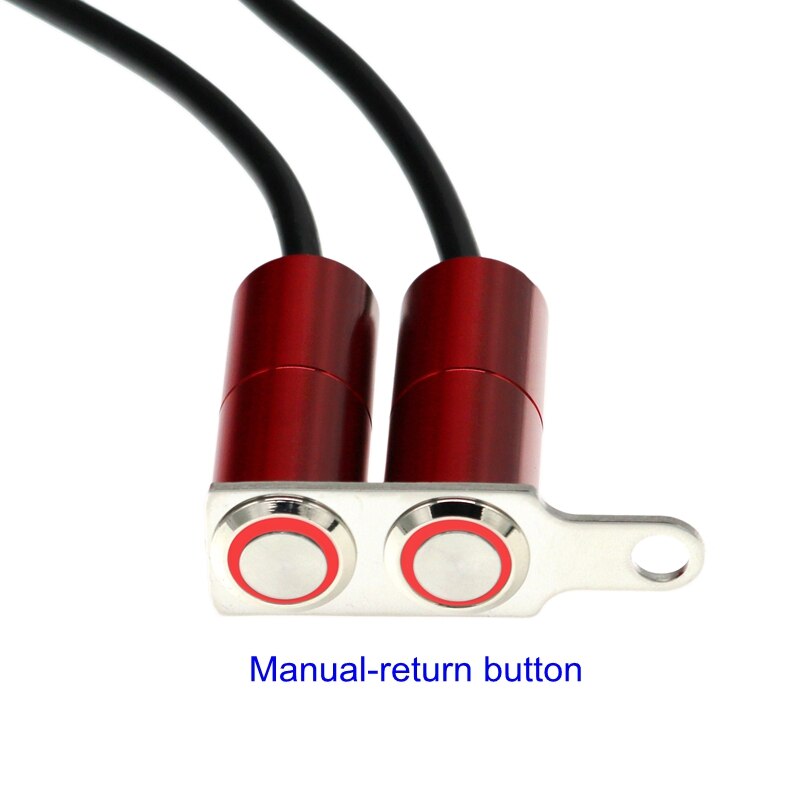 MotoLovee LED Motorcycle Switch Handlebar Adjustable Mount Waterproof ON-OFF Button For Headlight Fog Light Start Kill Switches: Cred