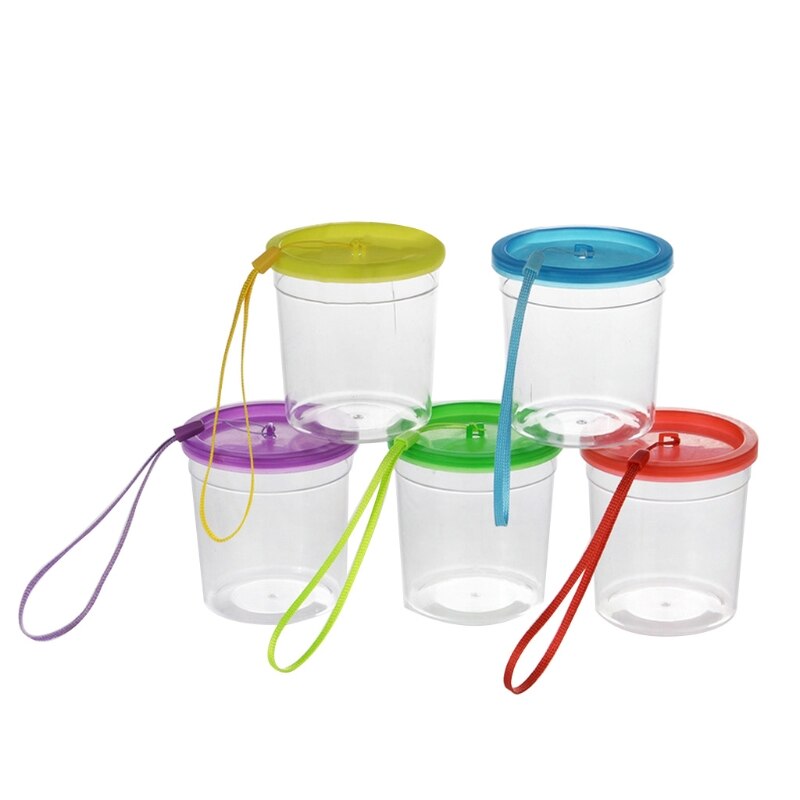 Mini pecera portátil de plástico, Pez transparente de acuario para tortuga Betta, Medusa, Kit de iniciación