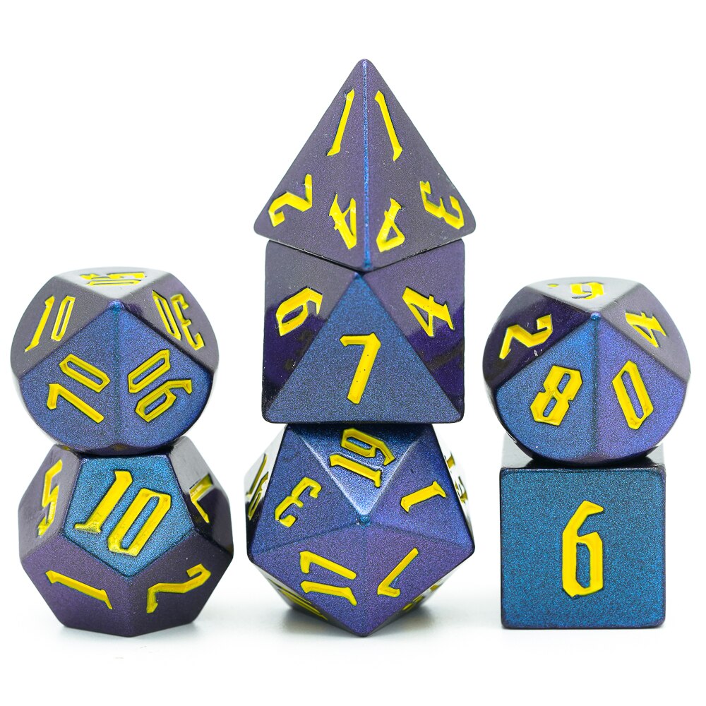 7 Stks/set Semihandmade Dnd Dobbelstenen D & D Dobbelstenen D4 D6 D8 D10 D % D12 D20 Polyhedral Games Dobbelstenen set Voor Tafel Games Mtg Rpg
