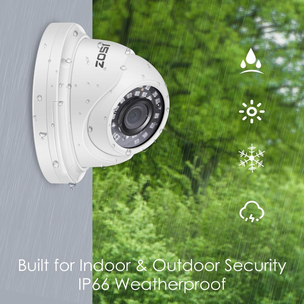 Zosi poe ip kamera 5mp hd udendørs/indendørs vandtæt infrarød 85ft nattesyn sikkerhed videoovervågning