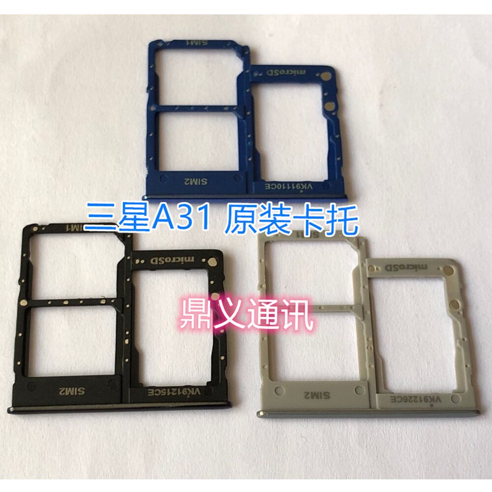 Sim Tablett-Halfter Für Samsung Galaxis A31 A315F A315G A315N A315 SIM Karte Tablett Halfter Slot Adapter Buchse Reparatur Teile
