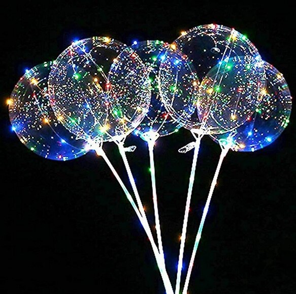 Led Lichtgevende Ballon Ronde Bubble Transparante Ballonnen Voor Party Decoraties THIN889