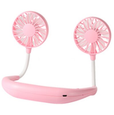 Portable Air Cooler Fan Rechargeable USB Low Noise Mini Spray Refrigeration Air Conditione for Home Living Room Office Desk: Pink