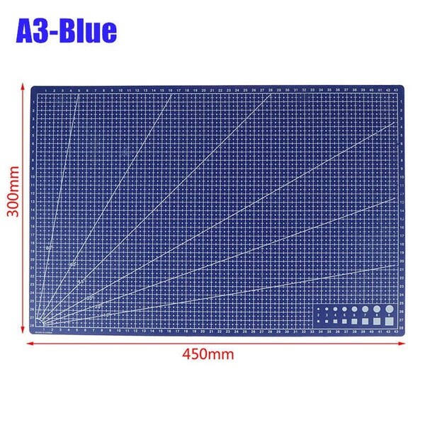 A3/A4/A5 Cutting Mat, Self Healing Sewing Mat, Double Sided Craft Mat Cutting Board for Fabric, Sewing and Crafting
